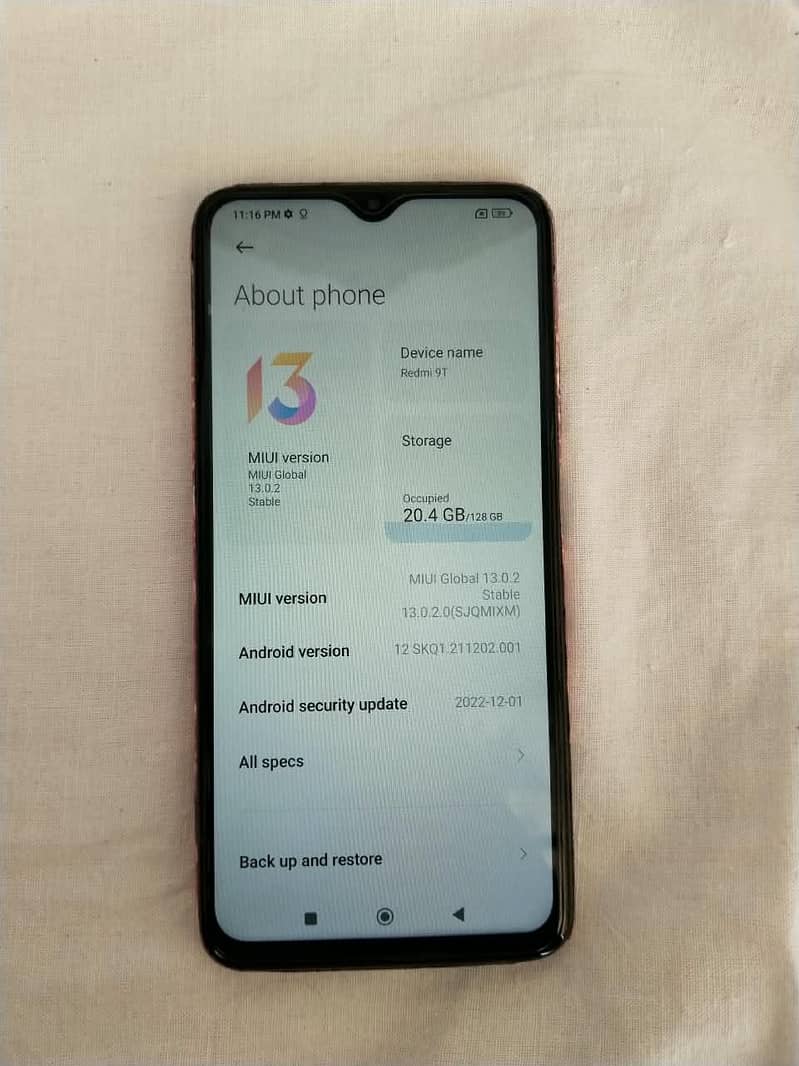 Redmi 9T Ram 6 Rom 128 1