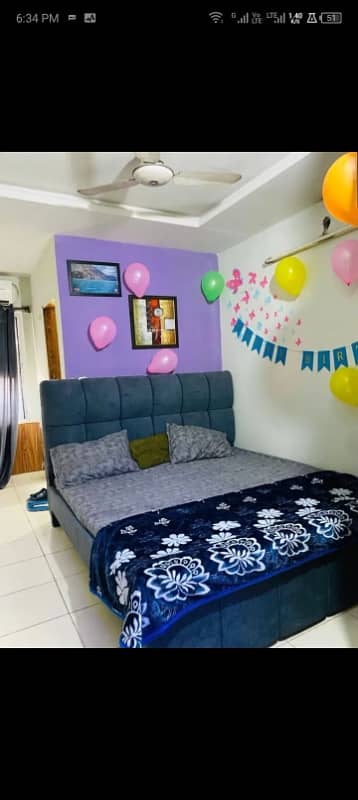 Per Day One Bed Fully Furnished Apartment Available in Islamabad