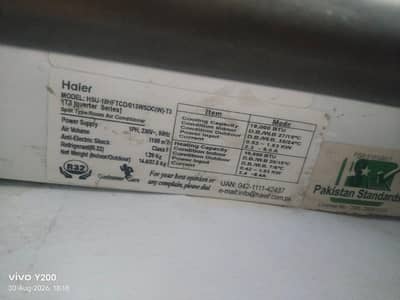 Haier t3 DC inverter best condition
