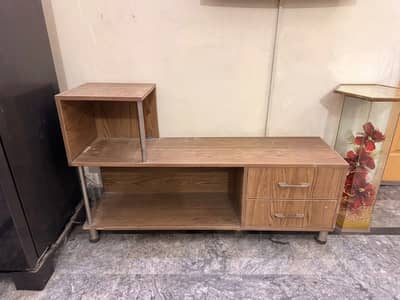 Wooden TV Console Table / Media Console table with 2 Drawers