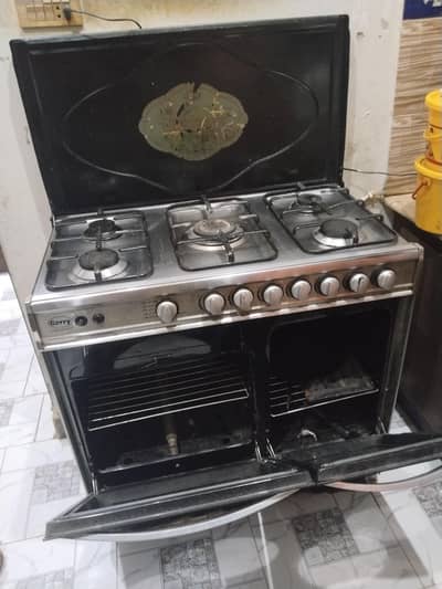 5 Burners Cooking Range For Sale