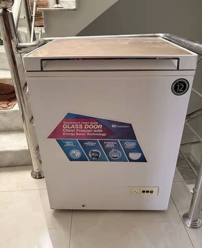 Dawlance glass door freezer available for sale condition 10/10