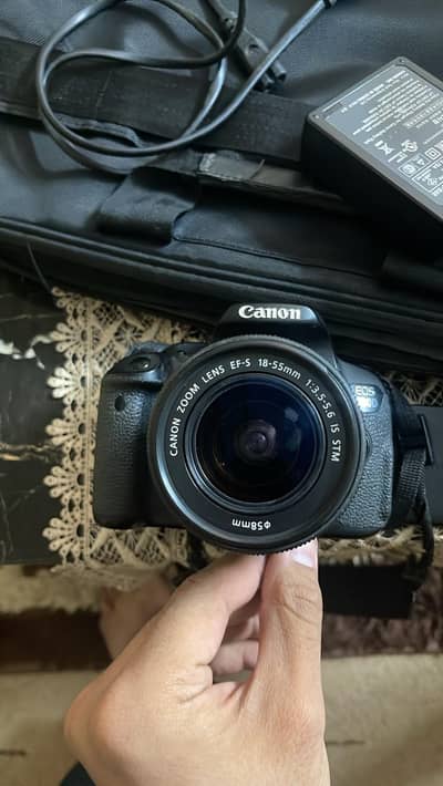 Canon 700D with 18-55mm lens
