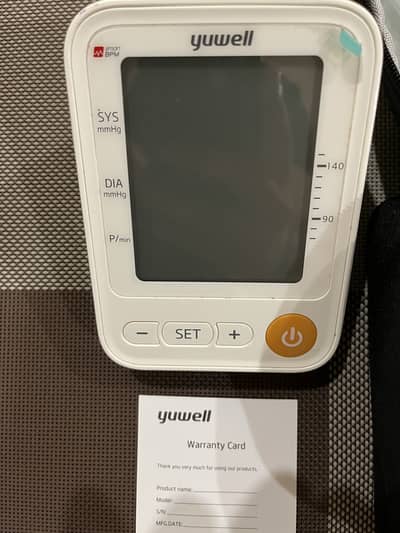 Yuwell YE650D Electronic Blood Pressure Monitor Condition : 9/10
