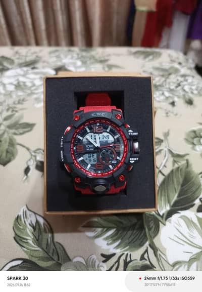 original kwc dual time sports watch