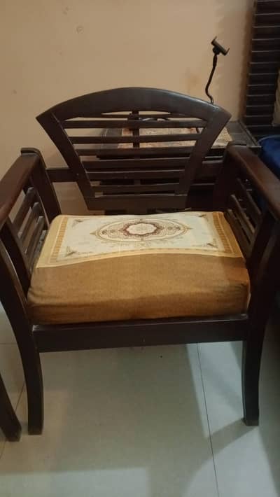 wooden sofa set 5 seater