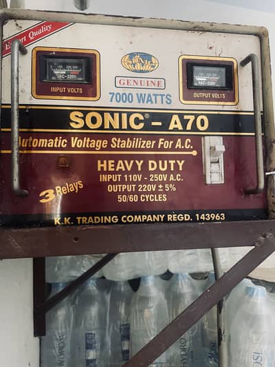 Sonic A70 7000 Watts Automatic Voltage Stabilizer For AC