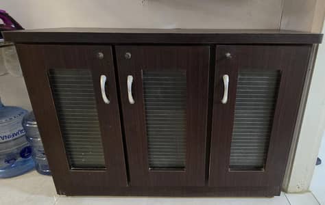 3 door multi purpose divider storage unit book shelf