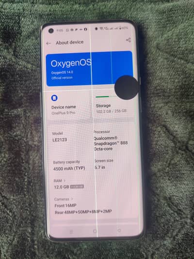 One Plus 9 pro 12/256 dual sim approved