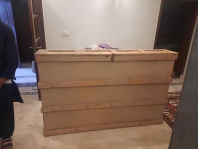  64 Inch LED TV Heavy Duty Wooden Box — For Sale