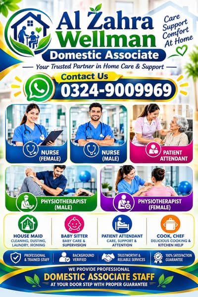 HOUSE MAID|PROFESSIONAL COOK|BABY SITTER|DRIVER|NURSE|SWEEPER|BATMAN