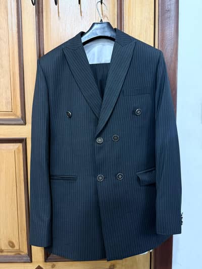 Men Suit. Double breasted premium suit.