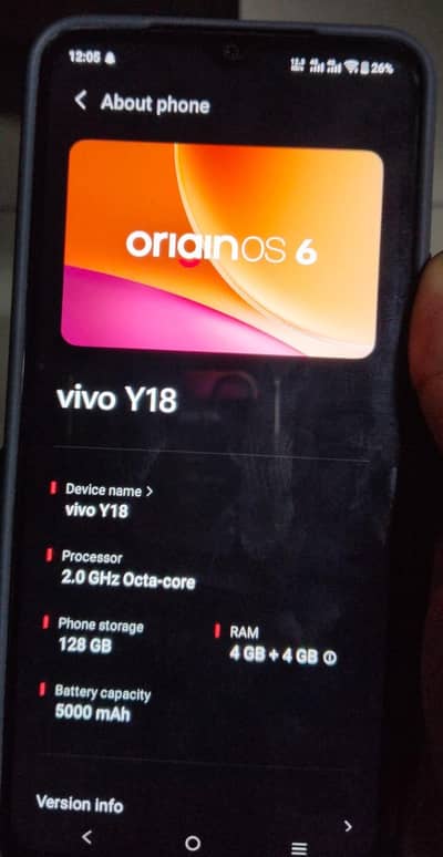 Vivo Y18