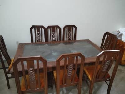 8 chairs dining table