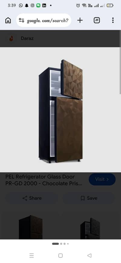 pel Fridge Chocolate prism Brand new