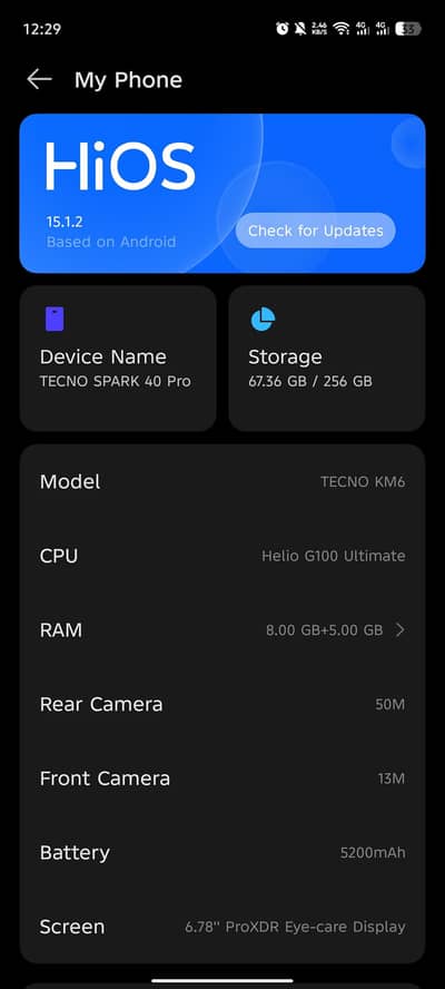 Tecno Spark 40 Pro
