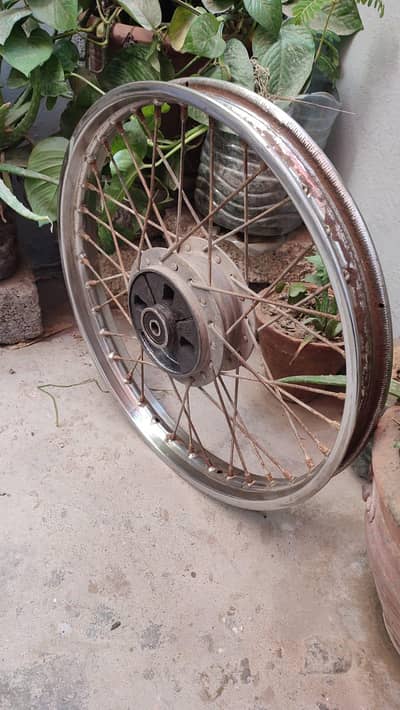 back wheel hub rim