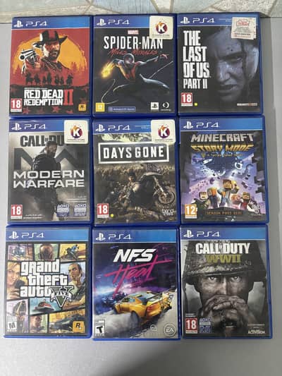 PS4 10/10 Discs