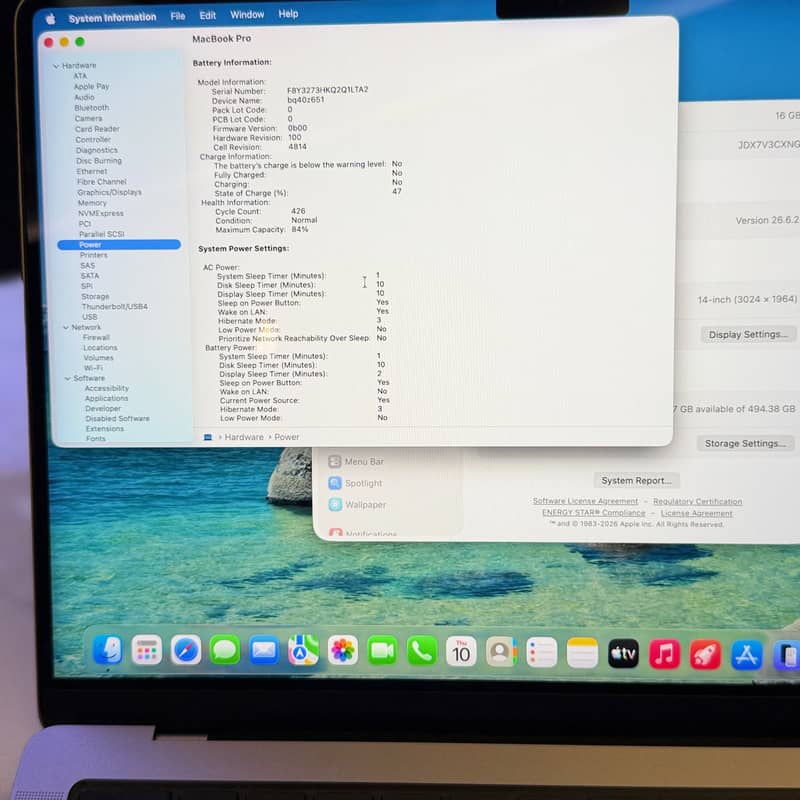 Macbook Pro M2 pro 16 core processor 14” 8