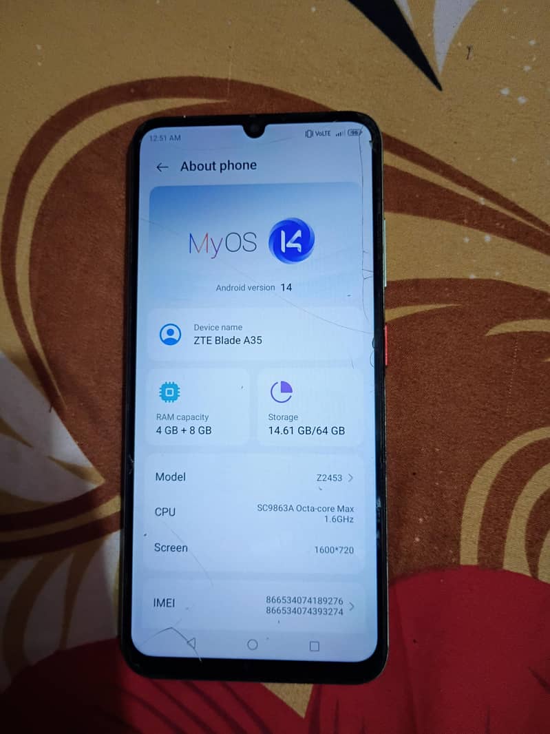 ZTE Blade A35 2