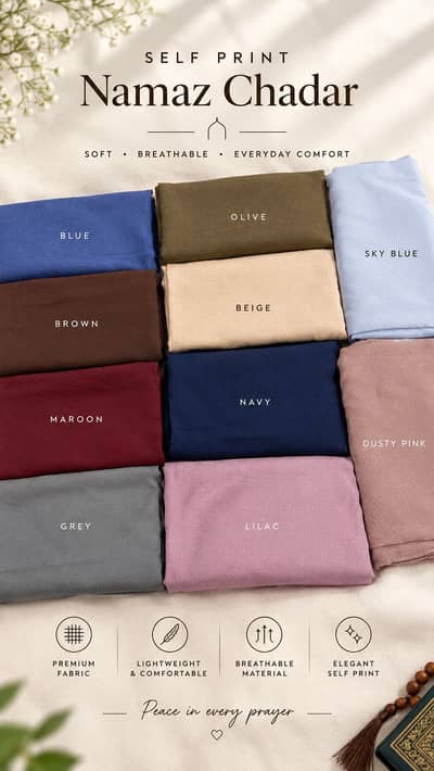Namaz chadar abaya scarf etc