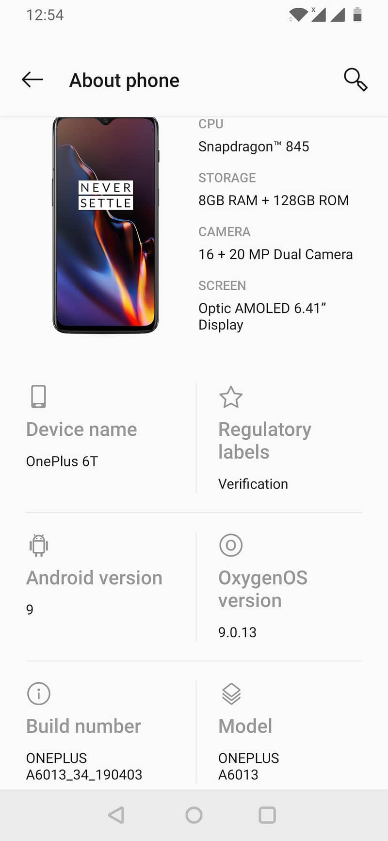 One Plus 6 0