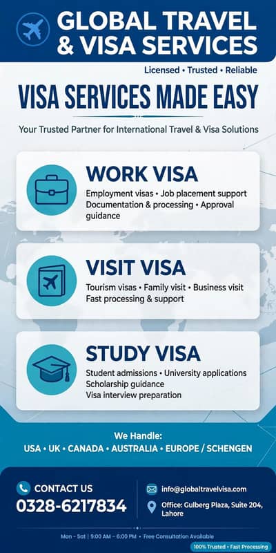 Dubai Visa . . . Sales men , Plumber , Driver , Gate keeper