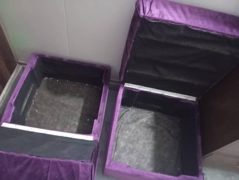 storage sofa puffy pair 2