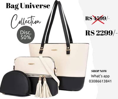 Stylish Tote bag 3 ps