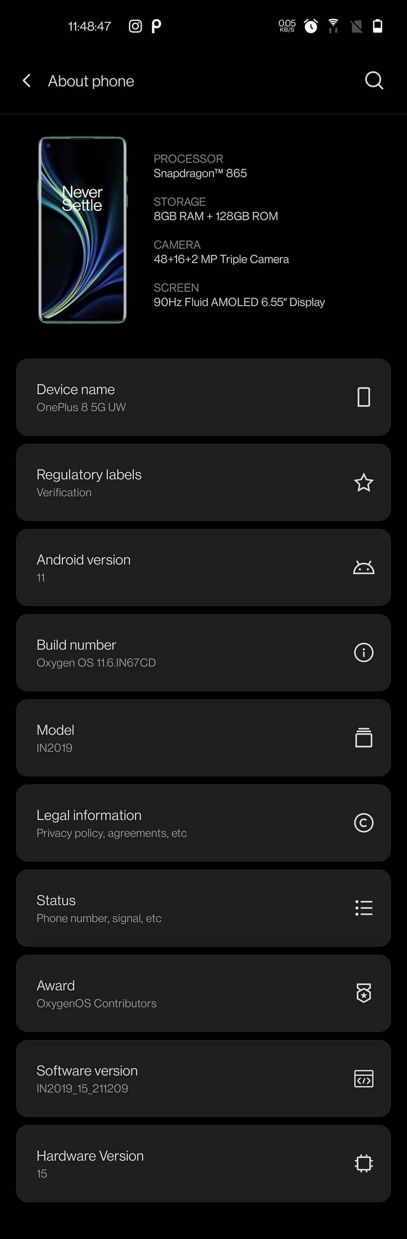 One Plus 8 2