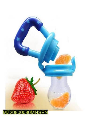 Blue star baby fruit feeder free silicone
