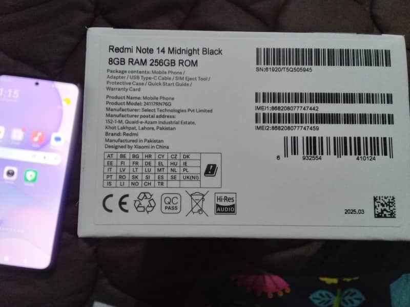 Redmi Note 14 8/256 3