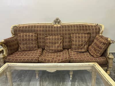 Royal Victorian 5 Seater Sofa Set (3+1+1)