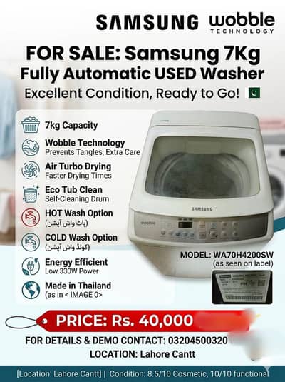 SAMSUNG Automatic Washing Machine