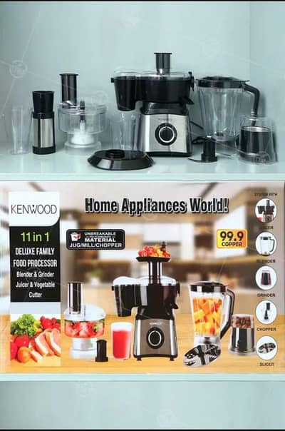 Kenwood & Philips 11 in 1 Food Processor/ Juicer/ Blender / Chopper