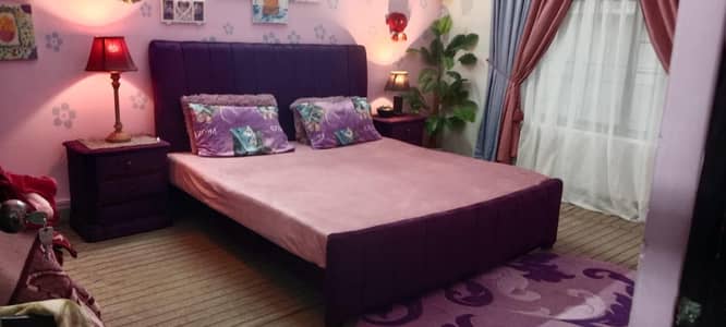 Double Bed / side tables for sale Mix wood (03158820892)