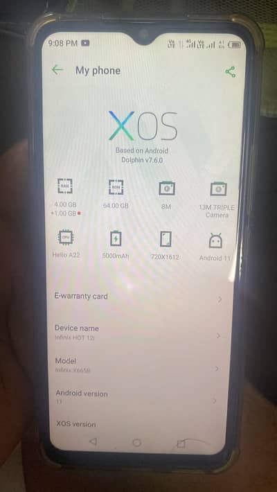 Infinix Hot 12i 4/64 official PTA Only Mobile