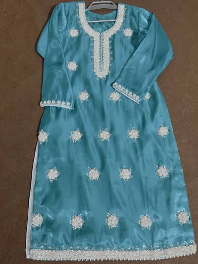 Sheesha silk zircon work