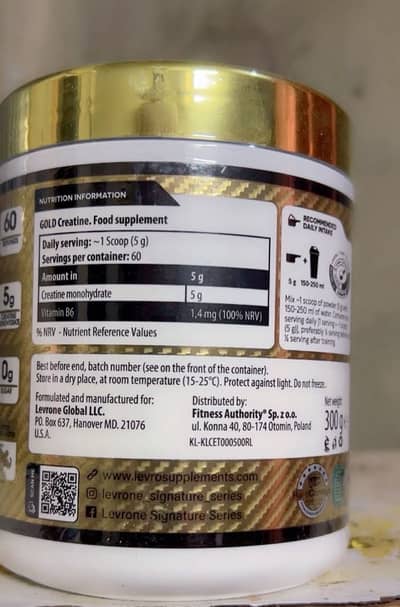 Kevin Levrone Gold Creatine 300g – Imported – Rs. 6,500