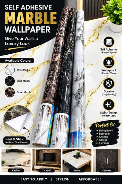 Marble Waterproof Wallpaper