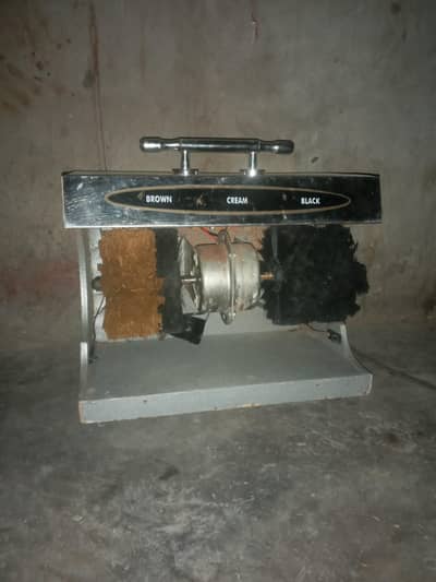 shoesh polish machine