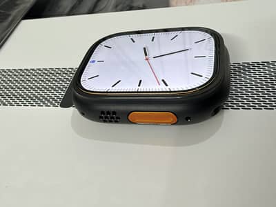 Apple Watch Black Titanium Case with Black Titanium Milanese Loop