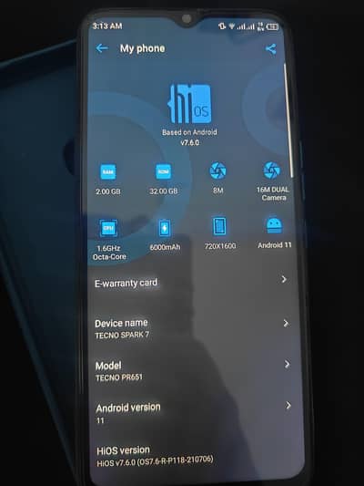 Tecno Spark 7 (pta approved)