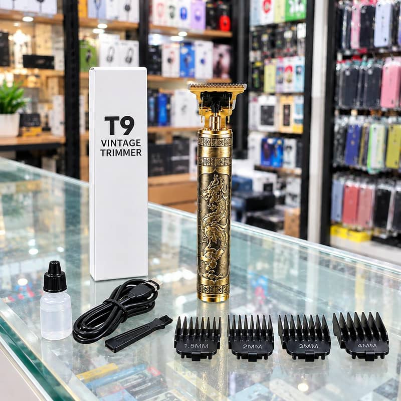 Trimmer Rechargeable Machine with complete Box 1