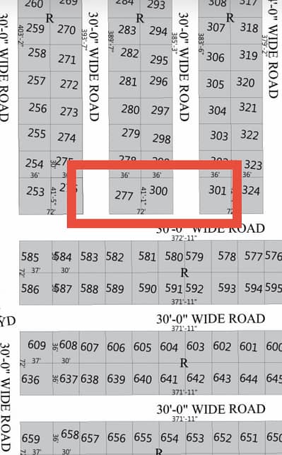 Block - M 165SQ Yd Extra Land Resident Plot Features