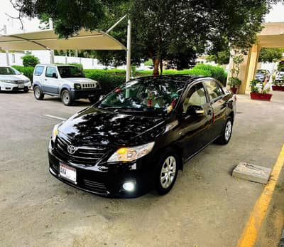 (R) Army Officer used Toyota Corolla Xli 2012 In Immaculate condition.