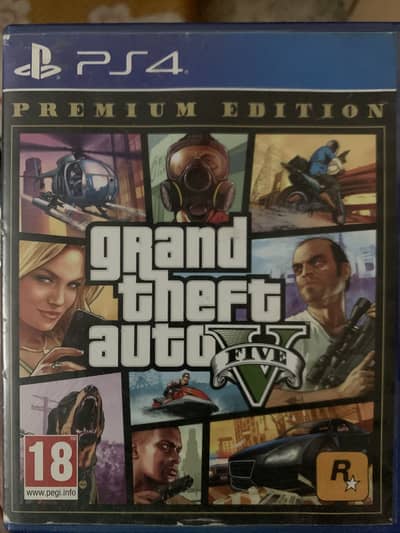 GTA 5 premium edition disc ps4
