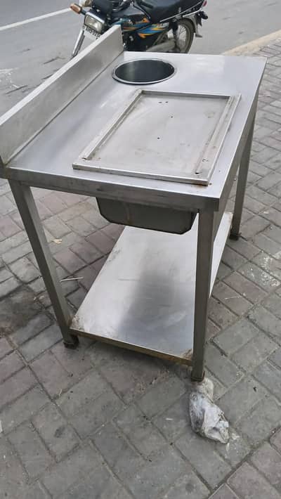 Zinger breading table