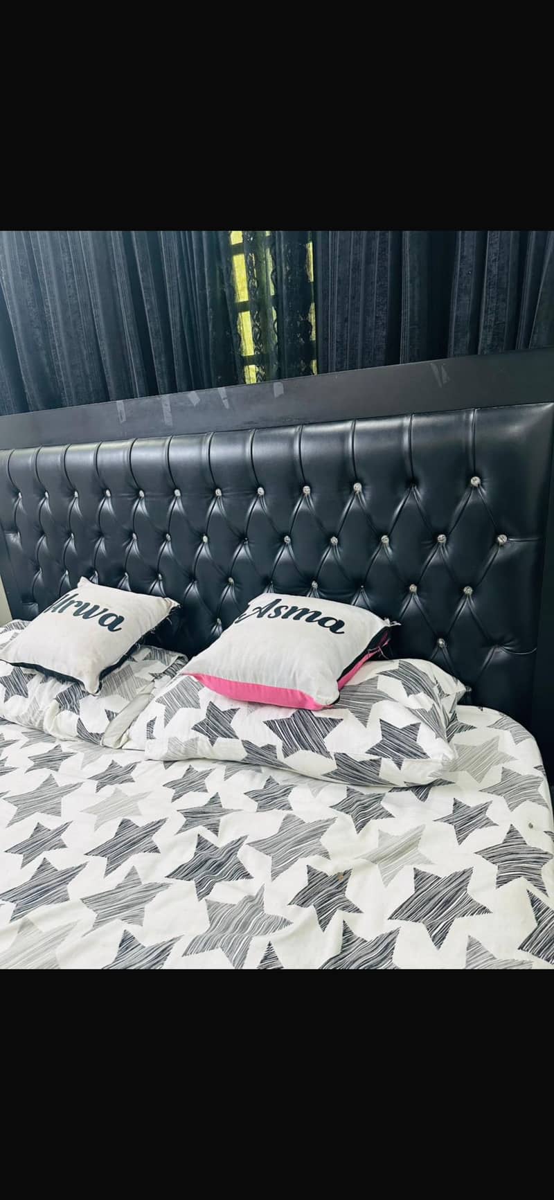 Black bed set 4