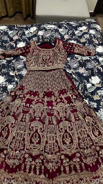 Bin hashim collection Bridal Barat lehenga dress